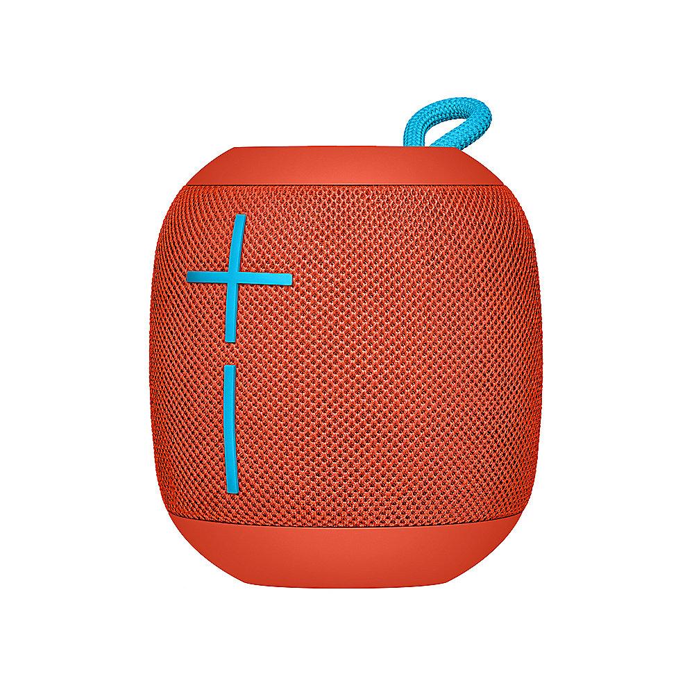 Ultimate Ears Wonderboom Bluetooth Speaker, rot, wasserdicht, mit Akku