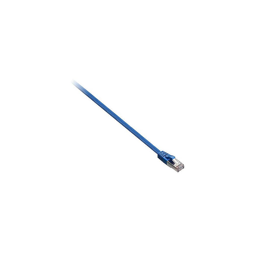 V7 Patch Netzwerkkabel RJ45 STP CAT5e 15m geschirmt blau