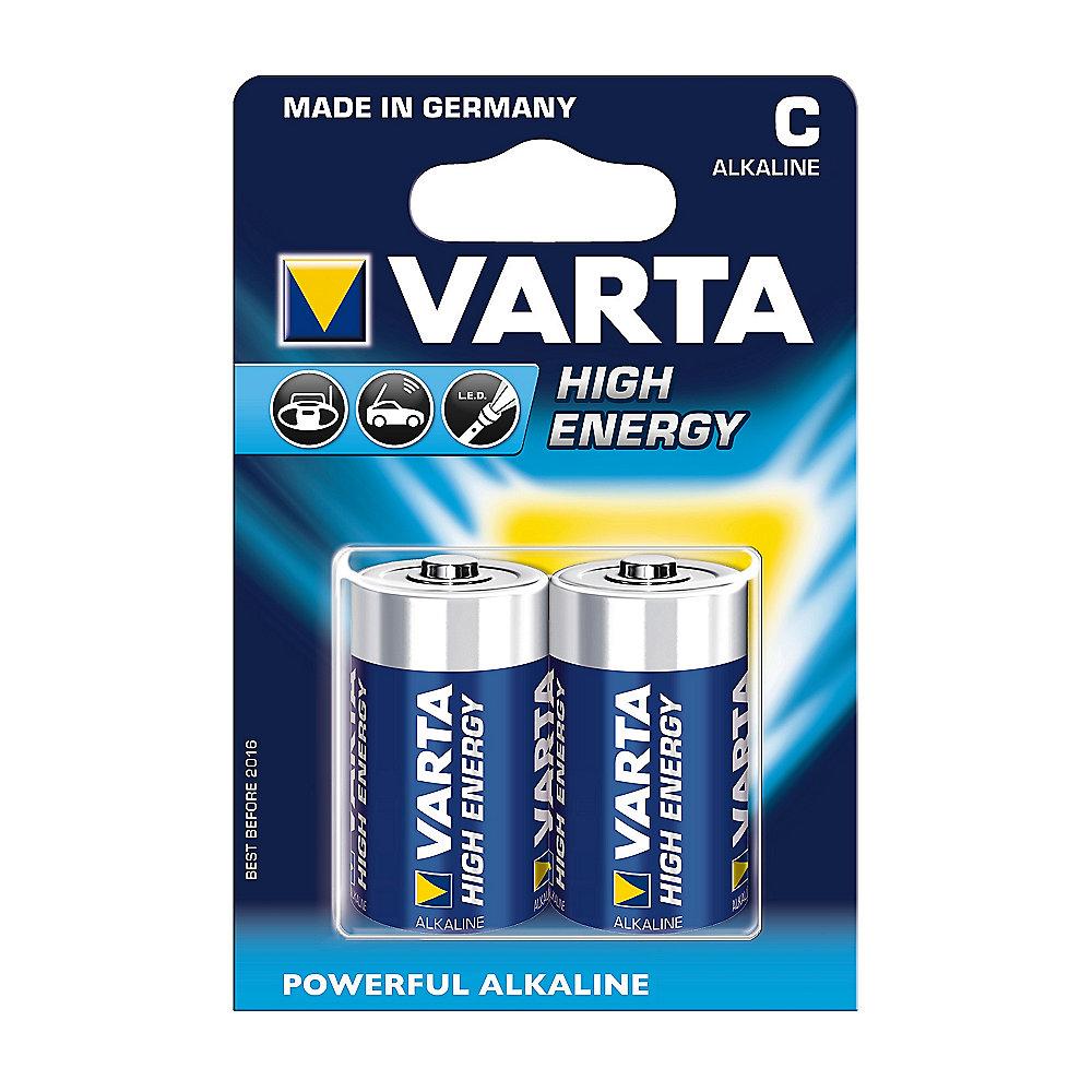 VARTA High Energy Batterie Baby C LR14 2er Blister