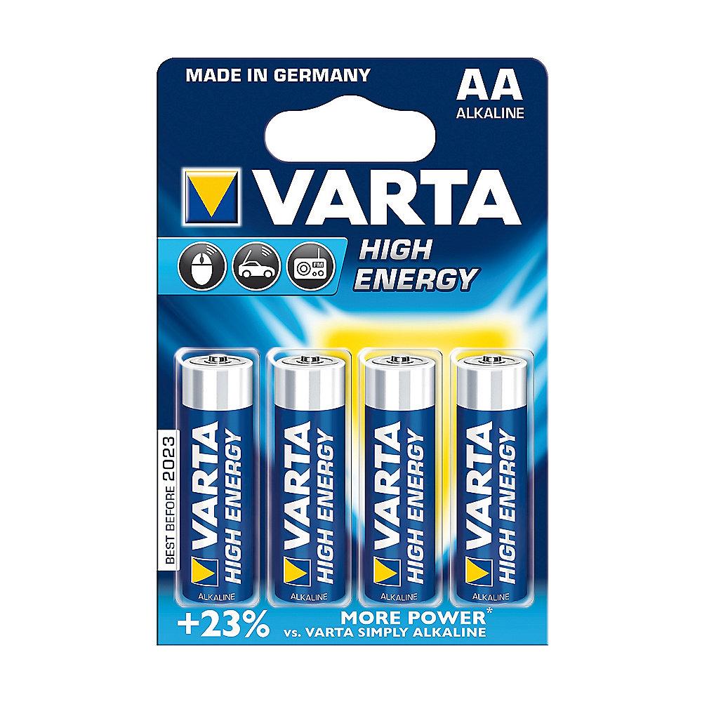 VARTA High Energy Batterie Mignon AA LR6 4er Blister