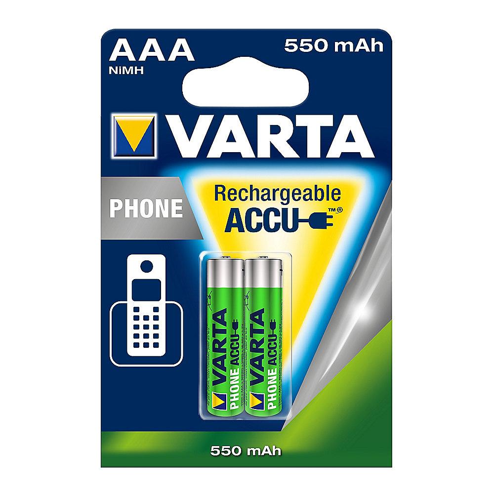 VARTA Phone Akku T398 Micro AAA HR3 2er Blister, VARTA, Phone, Akku, T398, Micro, AAA, HR3, 2er, Blister