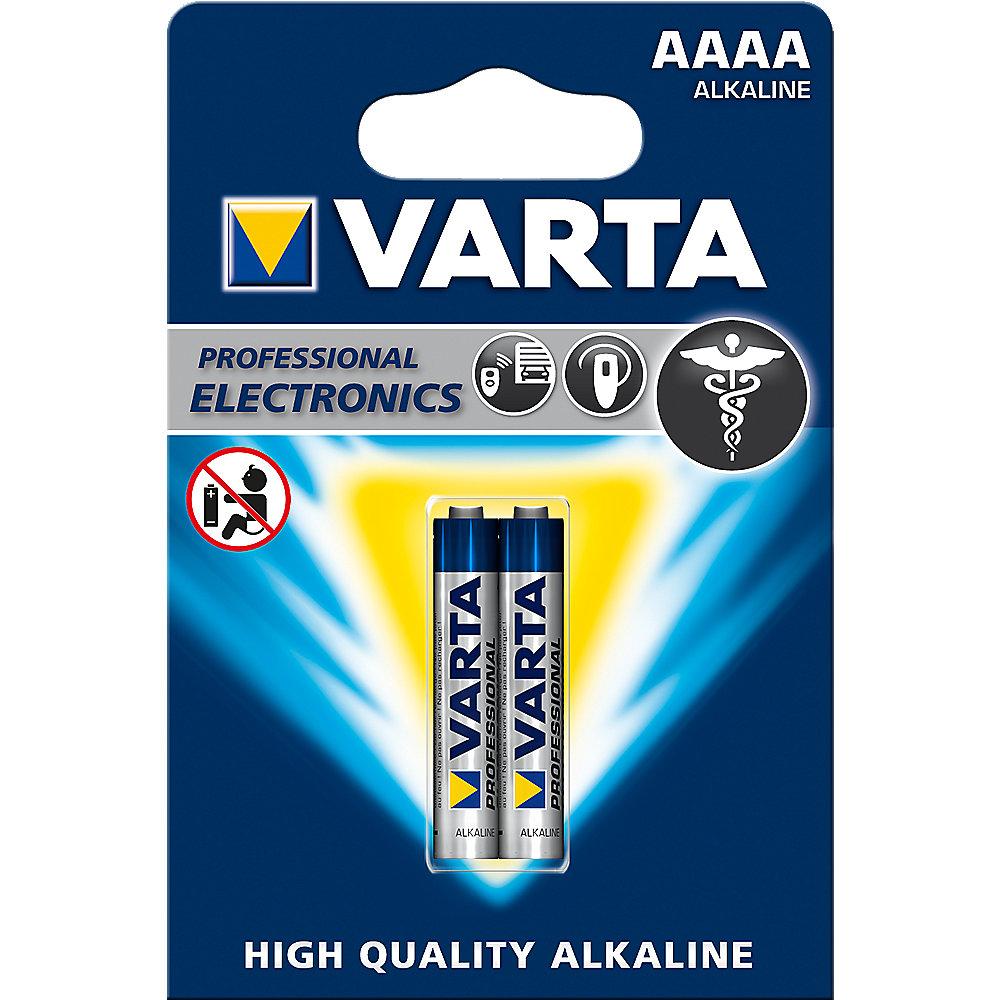 VARTA Professional Electronics Batterie Mini AAAA LR61 2er Blister