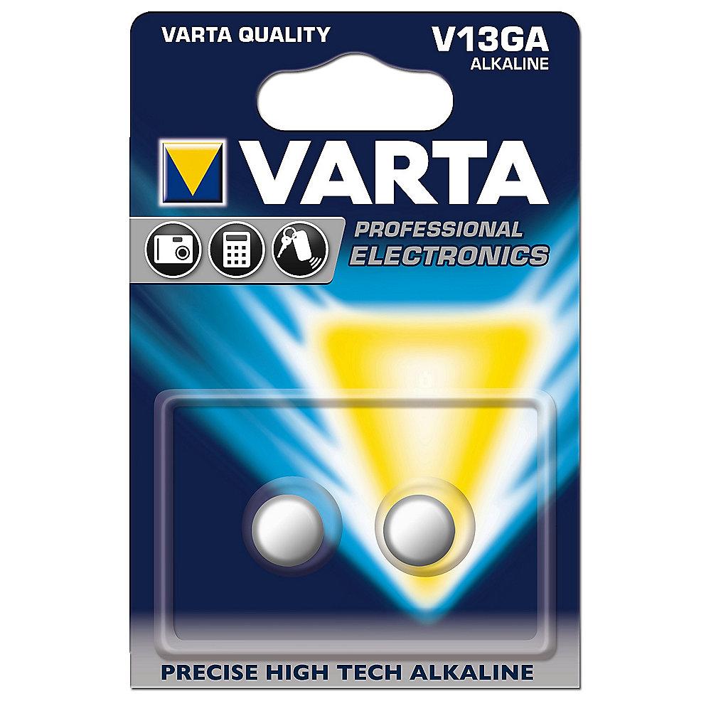 VARTA Professional Electronics Batterie V 13 GA LR44 4276 2er Blister