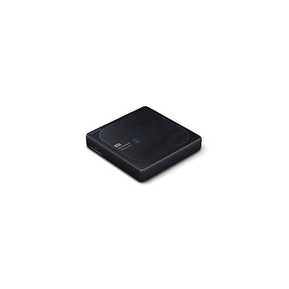 WD My Passport Wireless Pro USB3.0 SD Wifi AC 3TB 2.5zoll - Schwarz