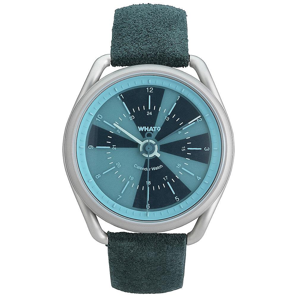 What Calendar Watch aqua blue