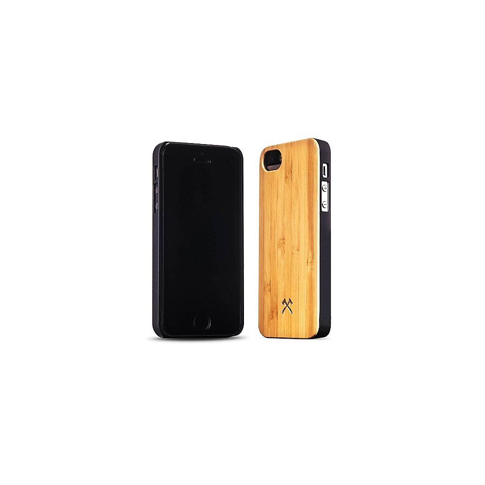 Woodcessories EcoCase Classic für iPhone SE/5/5 bambus   schwarz