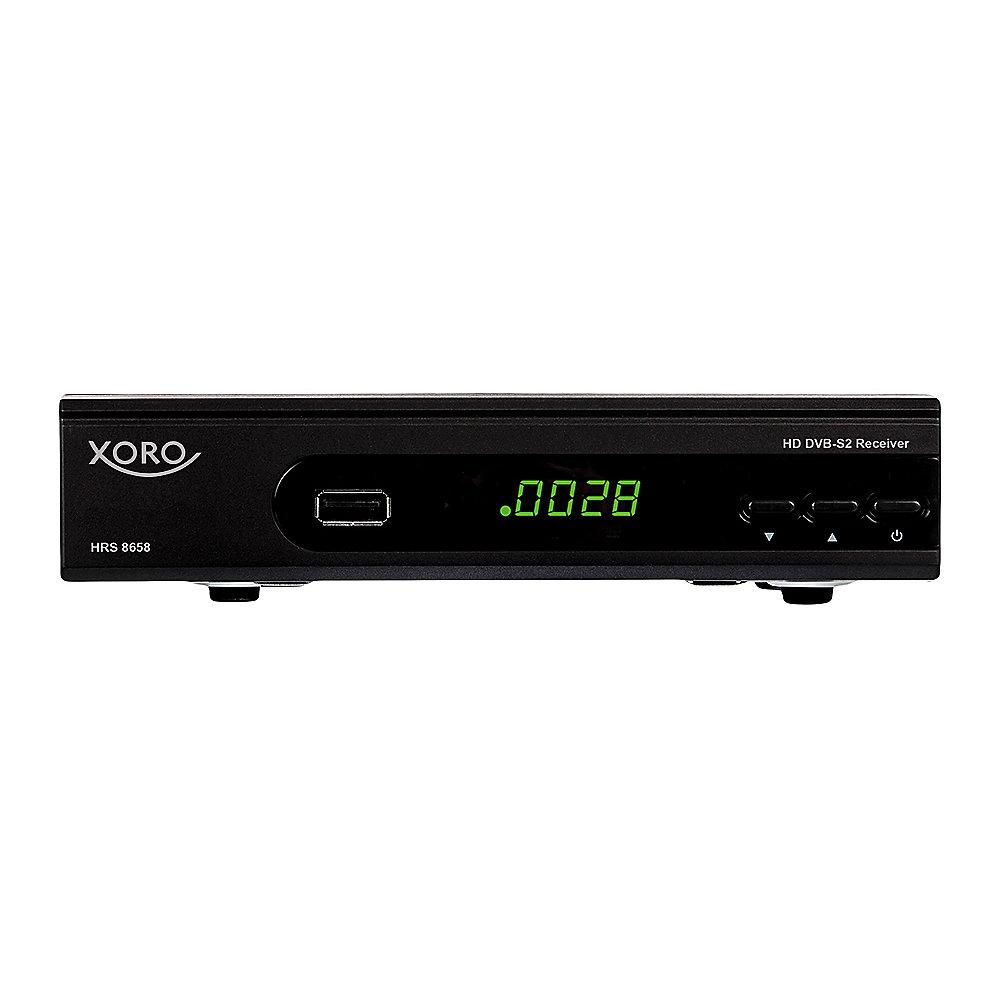 Xoro HRS 8658 digitaler Satelliten-Receiver mit LAN Anschluss HDTV, DVB-S2, HDMI