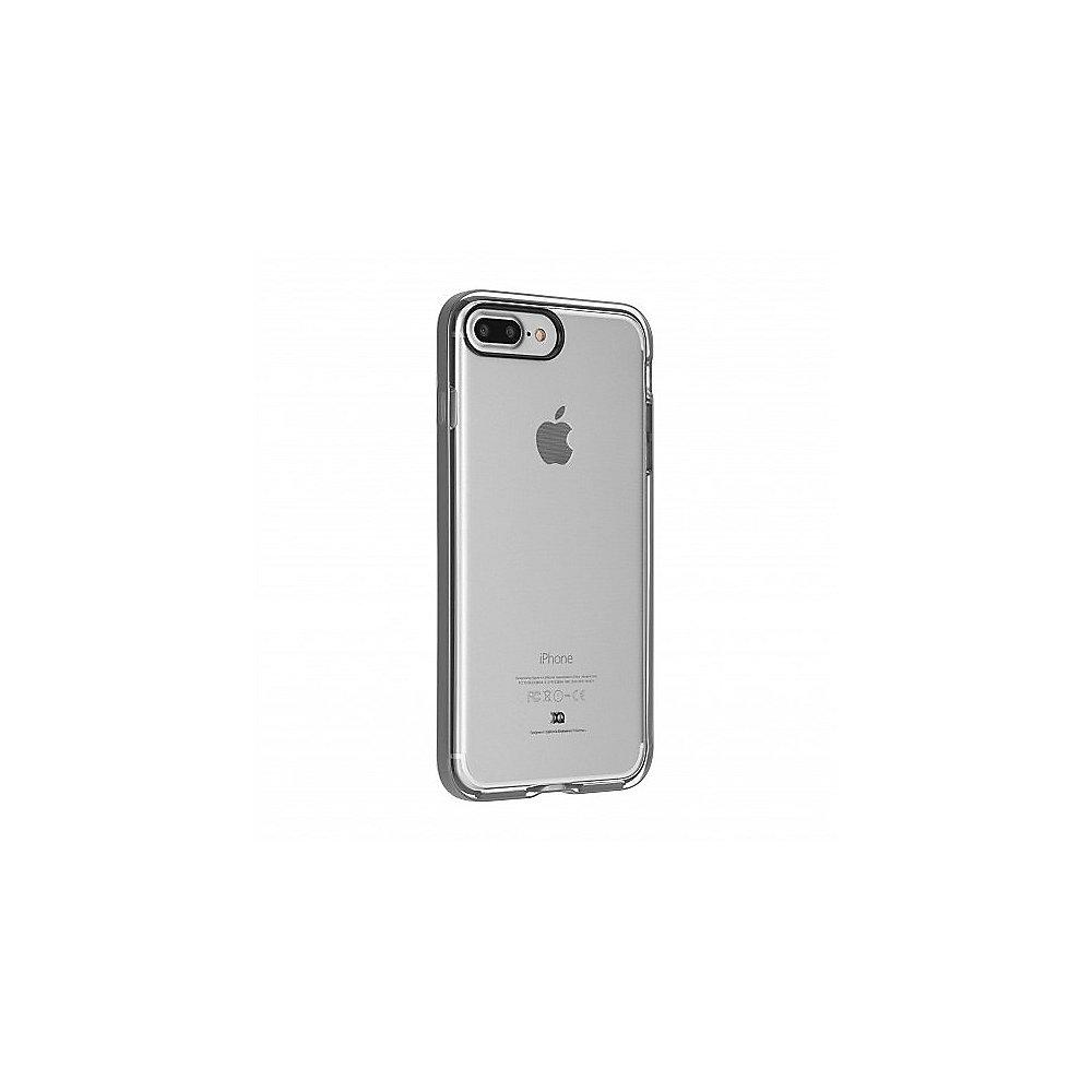 xqisit Phantom Xcel für iPhone 8/7 Plus, grau-transparent