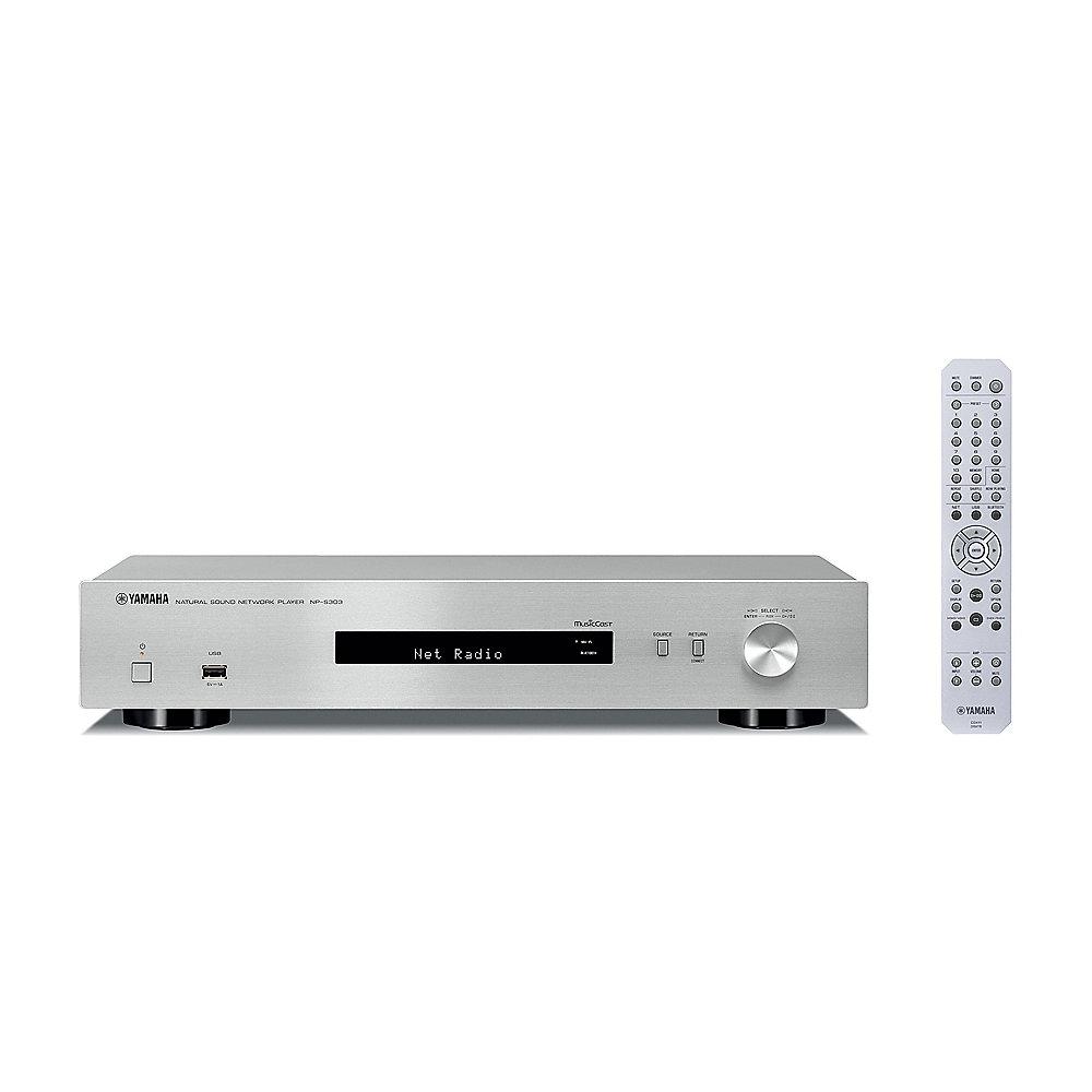 Yamaha NP-S303 Multiroom MusicCast Streaming Client Bluetooth Airplay silber