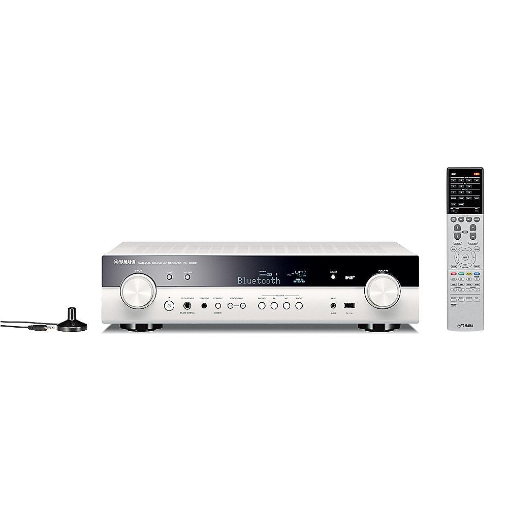 Yamaha RX-S602 5.1 AV-Receiver MusicCast, Spotify, AirPlay, DAB , MHL, weiß