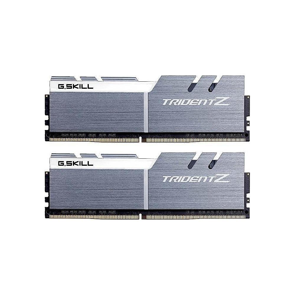 16GB (2x8GB) G.Skill Trident Z Silber/Weiss DDR4-4000 CL19 (19-21-21-41) RAM Kit