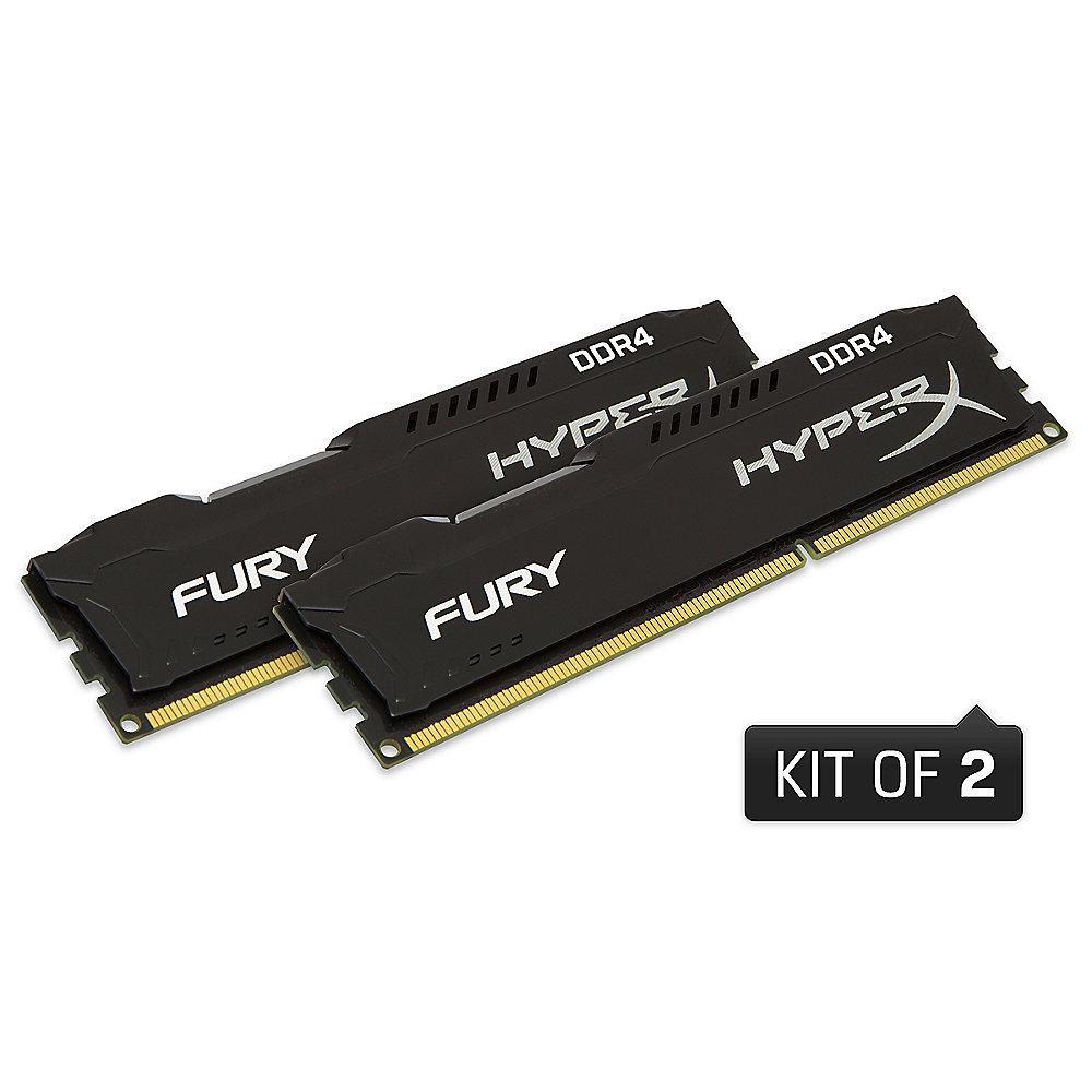 16GB (2x8GB) HyperX Fury schwarz DDR4-2133 CL14 RAM Kit