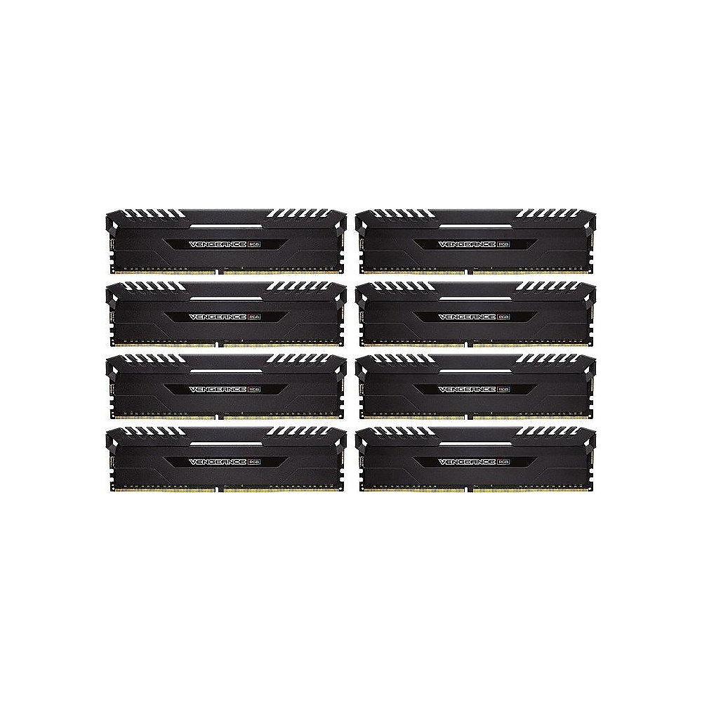 64GB (8x8GB) Corsair Vengeance RGB DDR4-2666 RAM CL16 (16-18-18-35) Kit