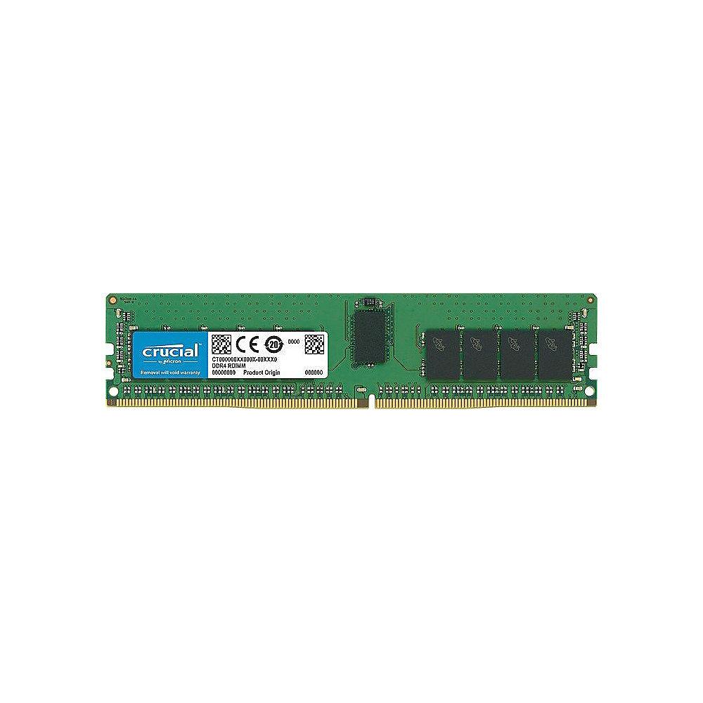 8GB (1x8GB) Crucial DDR4-2666 CL19 RAM RDIMM Reg. ECC Speicher Dual Ranked