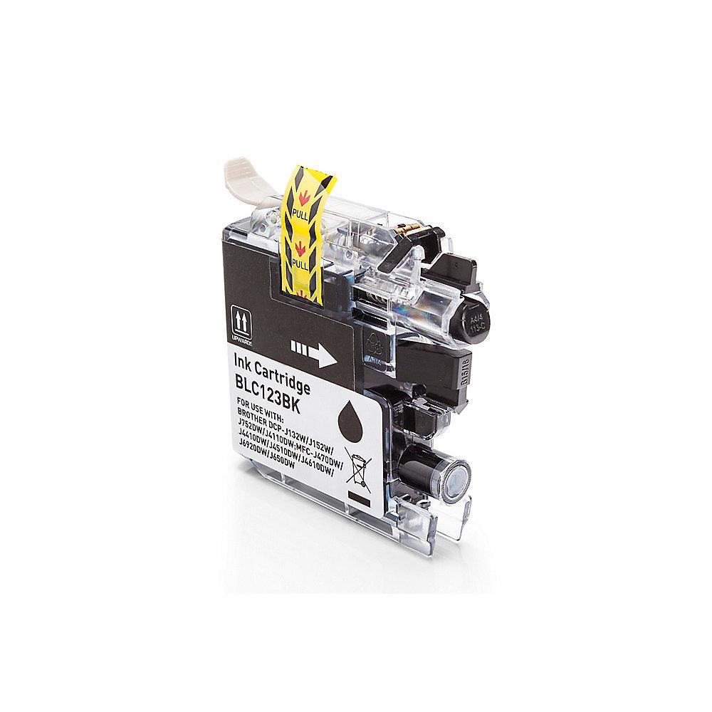 Alternative zu Brother LC-123BK Tintenpatrone Schwarz