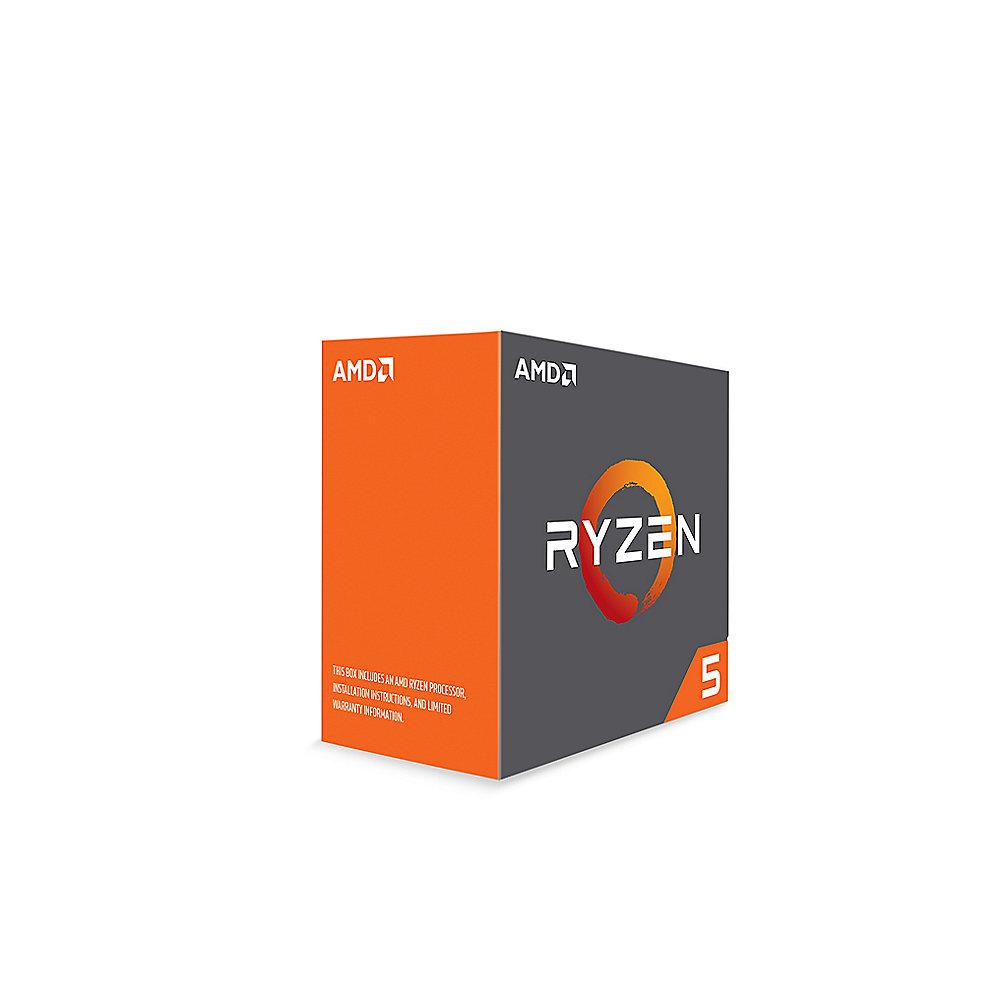 AMD Ryzen R5 1600X (6x 3,6/4,0 GHz) 19MB Sockel AM4 CPU BOX