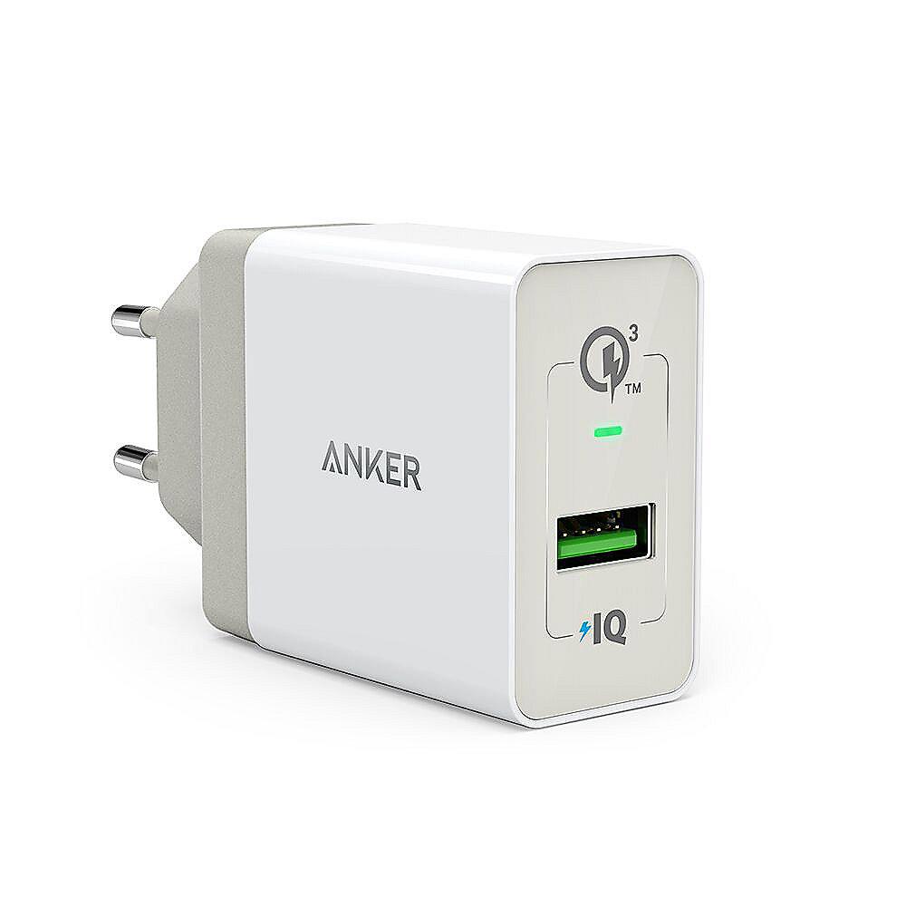 Anker AK-A2013324  PowerPort 1 mit Quick Charge 3.0 weiß