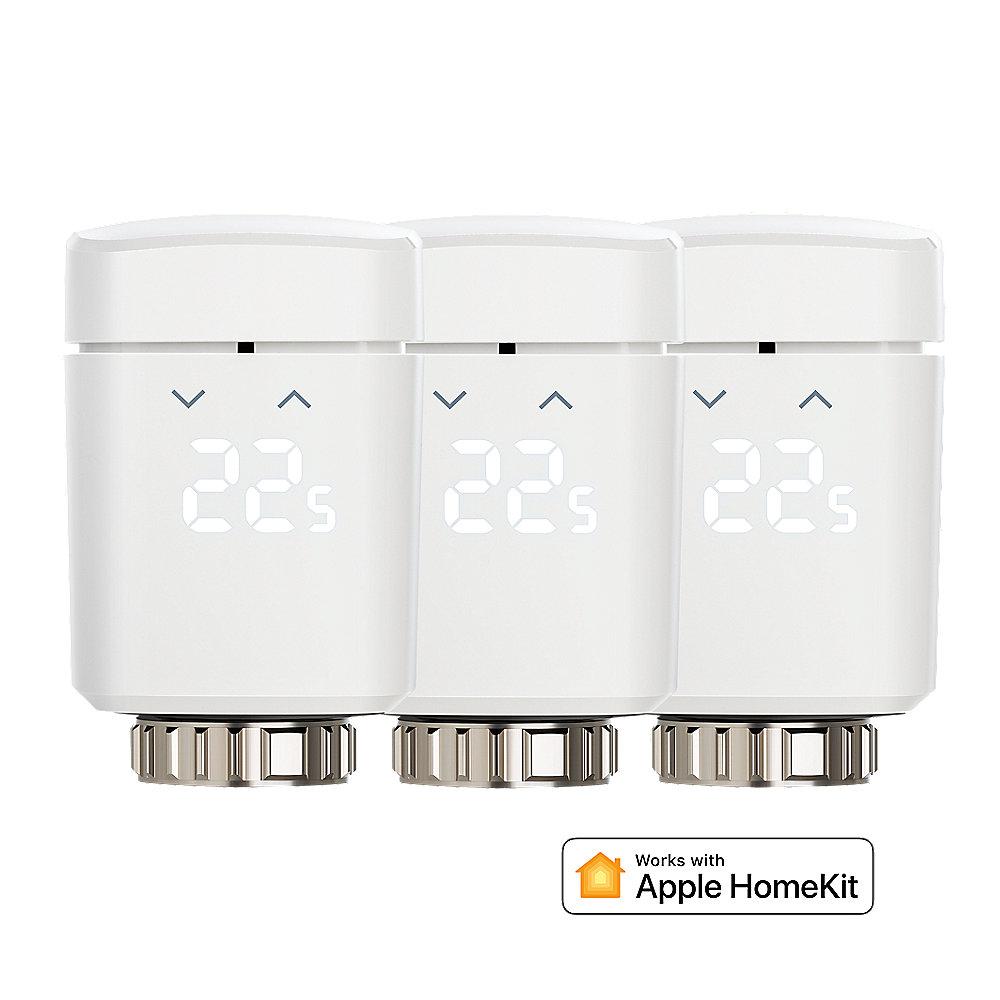 Apple HomeKit Sparpaket Eve Thermo (2017) 3er-Pack Heizkörperthermostat