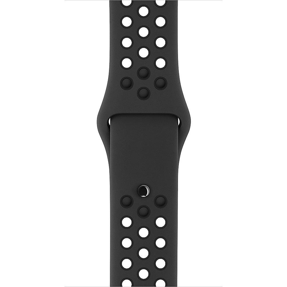 Apple Watch 38mm Nike Sportarmband Anthrazit/Schwarz - S/M und M/L - MQ2K2ZM/A, Apple, Watch, 38mm, Nike, Sportarmband, Anthrazit/Schwarz, S/M, M/L, MQ2K2ZM/A