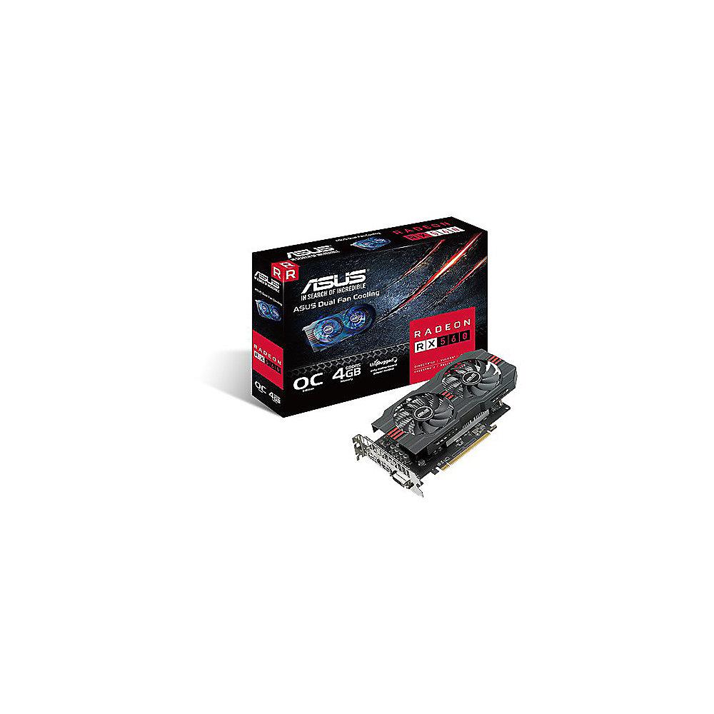 Asus AMD Radeon RX 560 OC 4GB GDDR5 HDMI/DP/DVI Grafikkarte