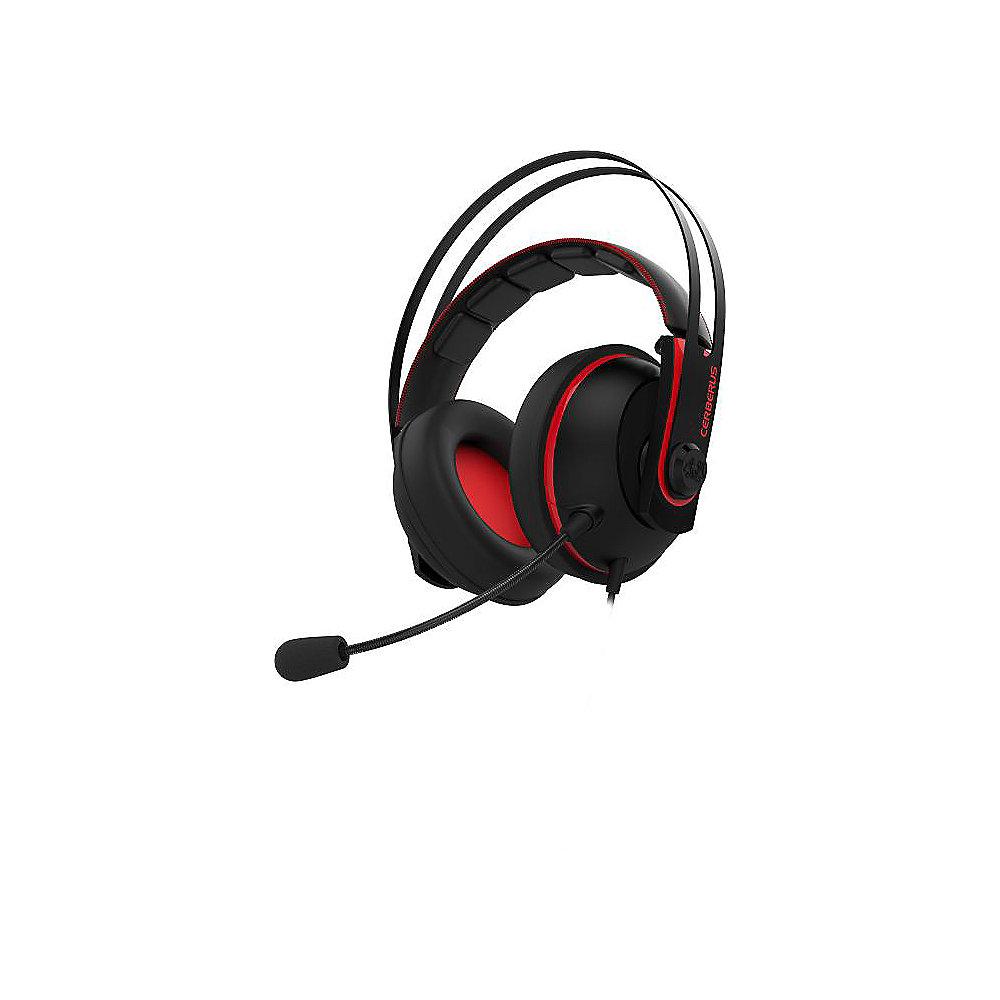 Asus Cerberus V2 Gaming Headset 3,5mm Klinke rot, Asus, Cerberus, V2, Gaming, Headset, 3,5mm, Klinke, rot