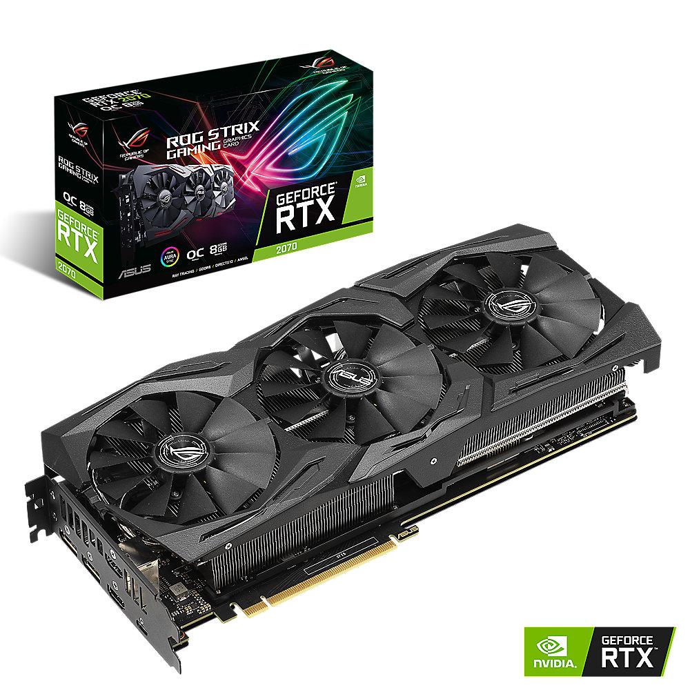 Asus GeForce RTX 2070 ROG Strix OC 8 GB GDDR6 Grafikkarte 2xDP/2xHDMI/USB