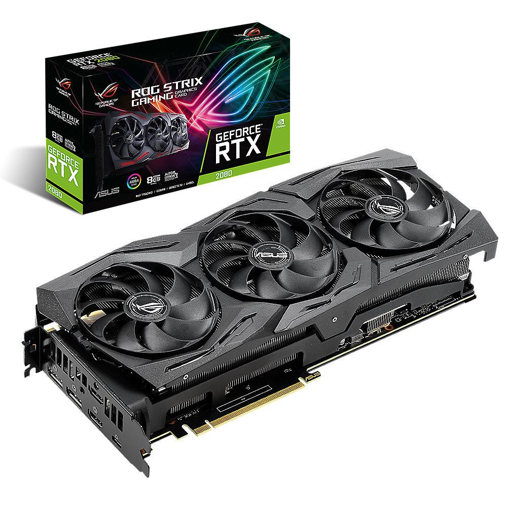 Asus GeForce RTX 2080 ROG Strix 8 GB GDDR6 Grafikkarte 2xDP/2xHDMI/USB