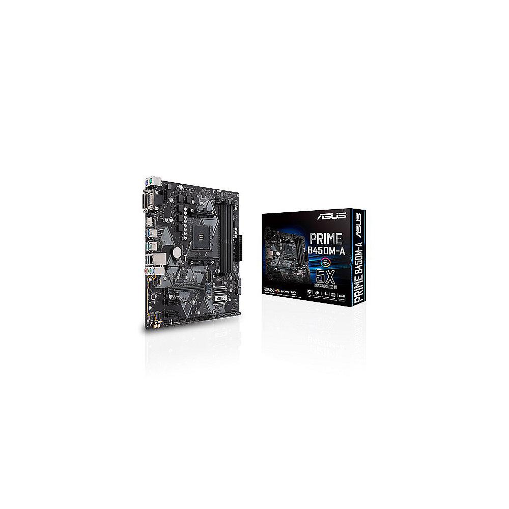 ASUS Prime B450M-A mATX Mainboard Sockel AM4 M.2/USB3.1/HDMI/DVI/VGA