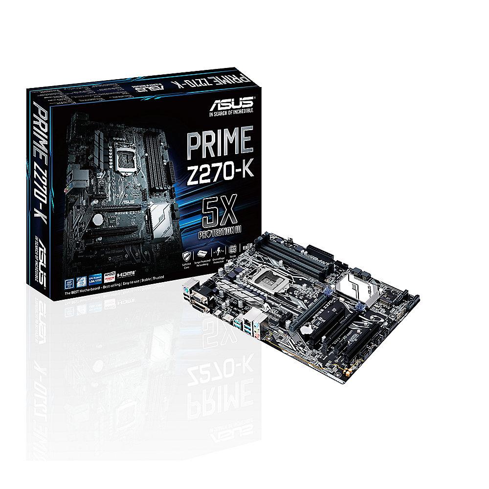 ASUS PRIME Z270-K ATX Mainboard Sockel 1151 (Kabylake), ASUS, PRIME, Z270-K, ATX, Mainboard, Sockel, 1151, Kabylake,