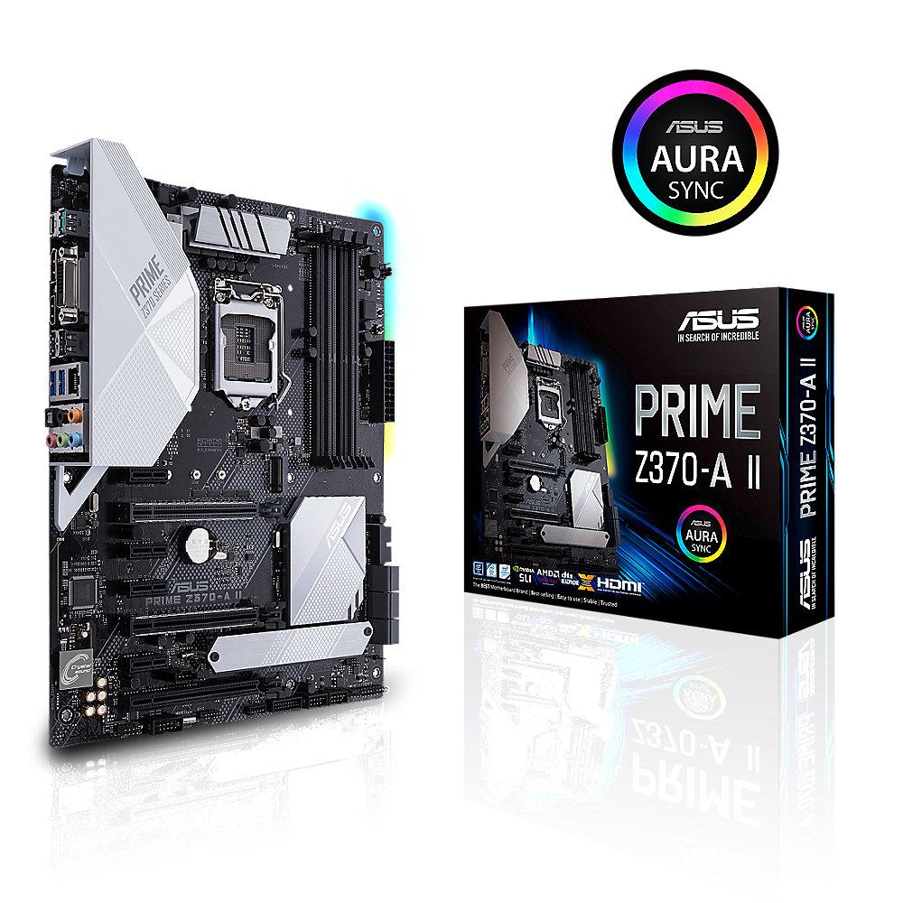 ASUS PRIME Z370-A II ATX Mainboard 1151 DP/HDMI/DVI/M.2/USB3.1