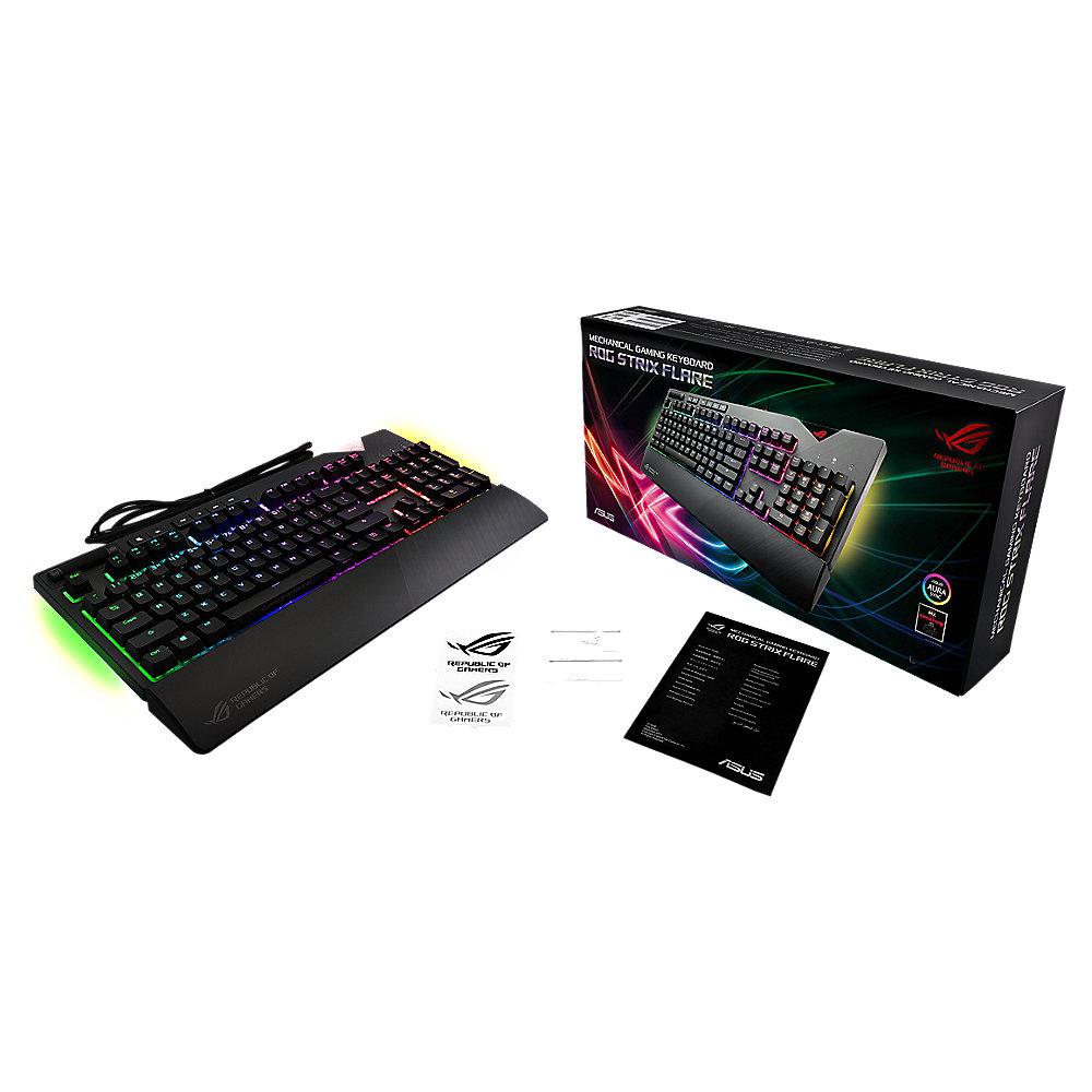 Asus ROG Strix Flare Mechanische Gaming Tastatur USB MX RGB Red, Asus, ROG, Strix, Flare, Mechanische, Gaming, Tastatur, USB, MX, RGB, Red