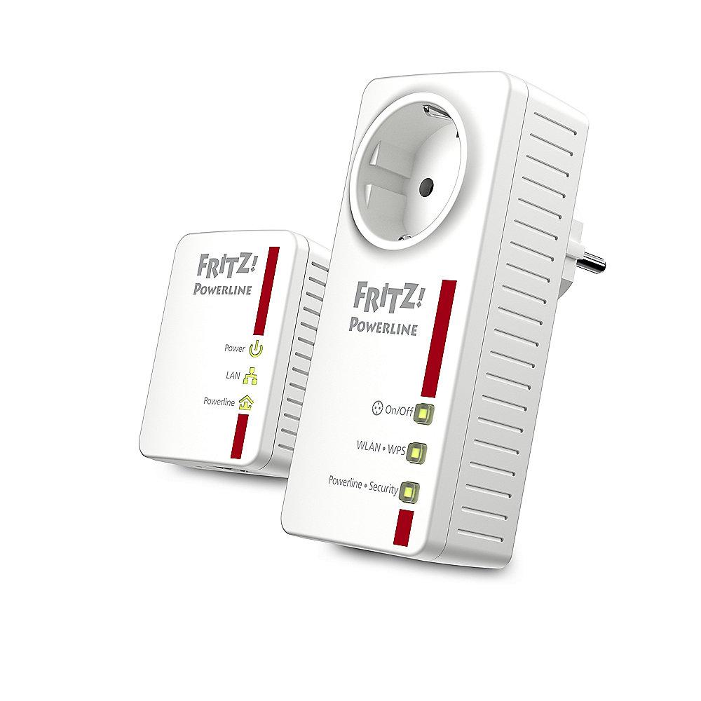 AVM FRITZ!Powerline Set 546E 500MBit WLAN Ethernet HomePlug AV-Adapter