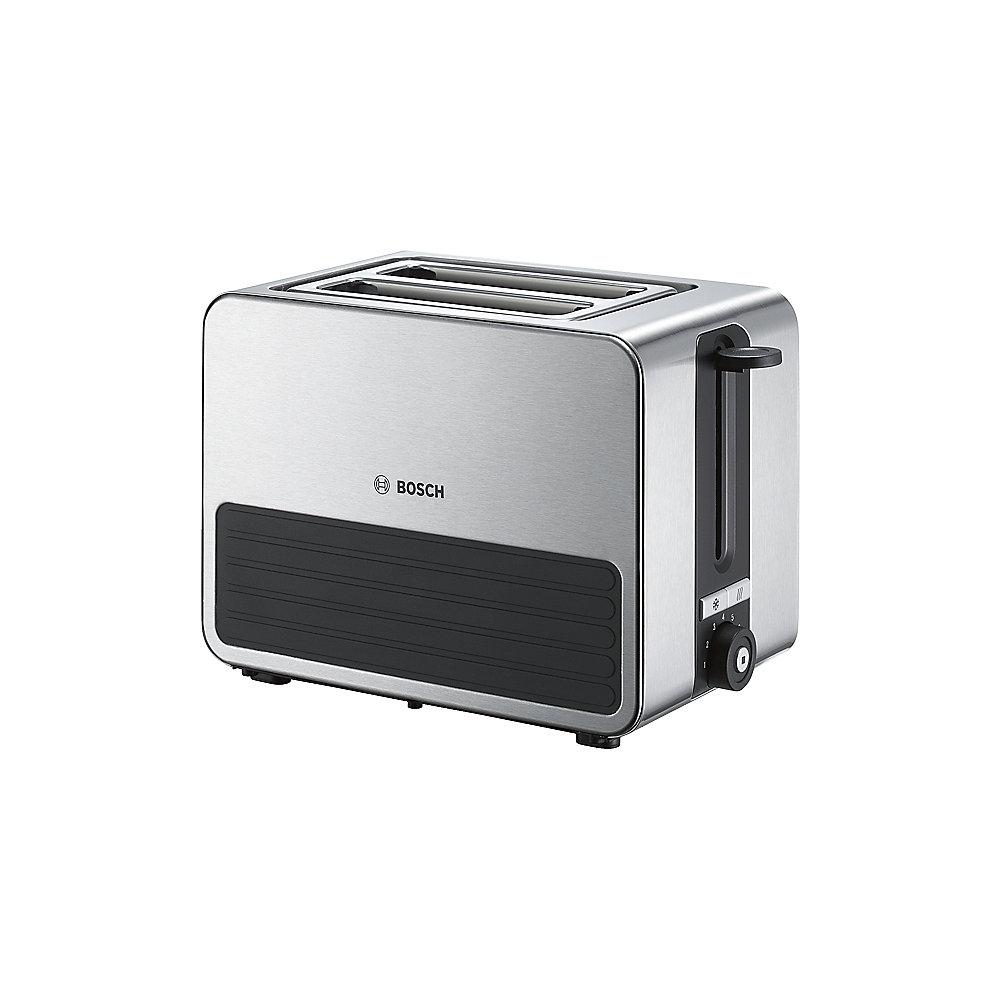 Bosch TAT7S25 Kompakt-Toaster grau schwarz