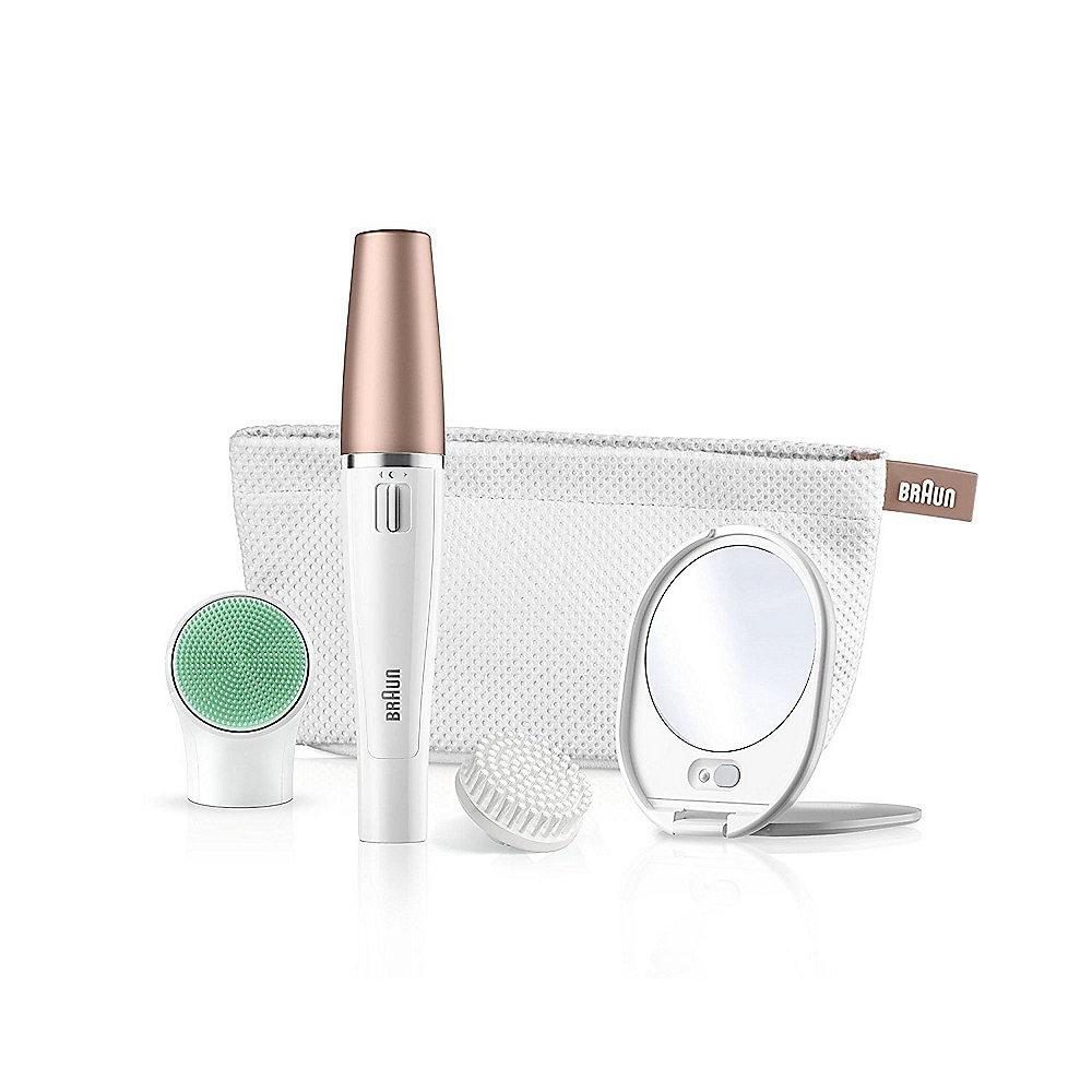 Braun FaceSpa 851v Gesichtsreinigungsbürste und -epilierer Beauty Edition Bronze