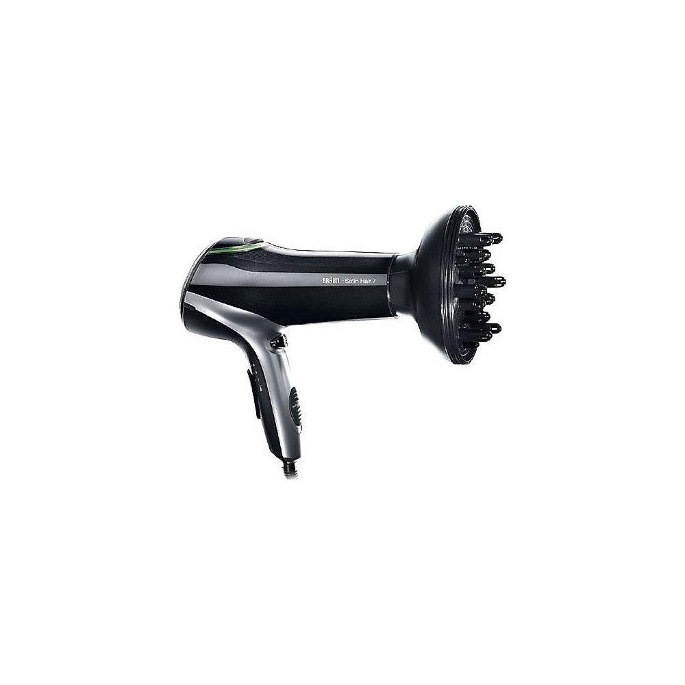 Braun Satin Hair 7 HD 730 Iontec Haartrockner mit Diffusor schwarz