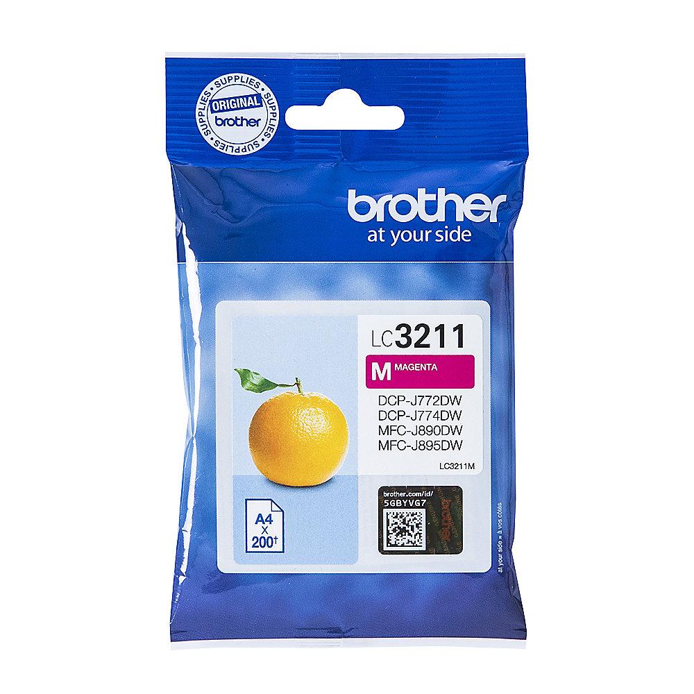 Brother LC-3211M Original Druckerpatrone Magenta