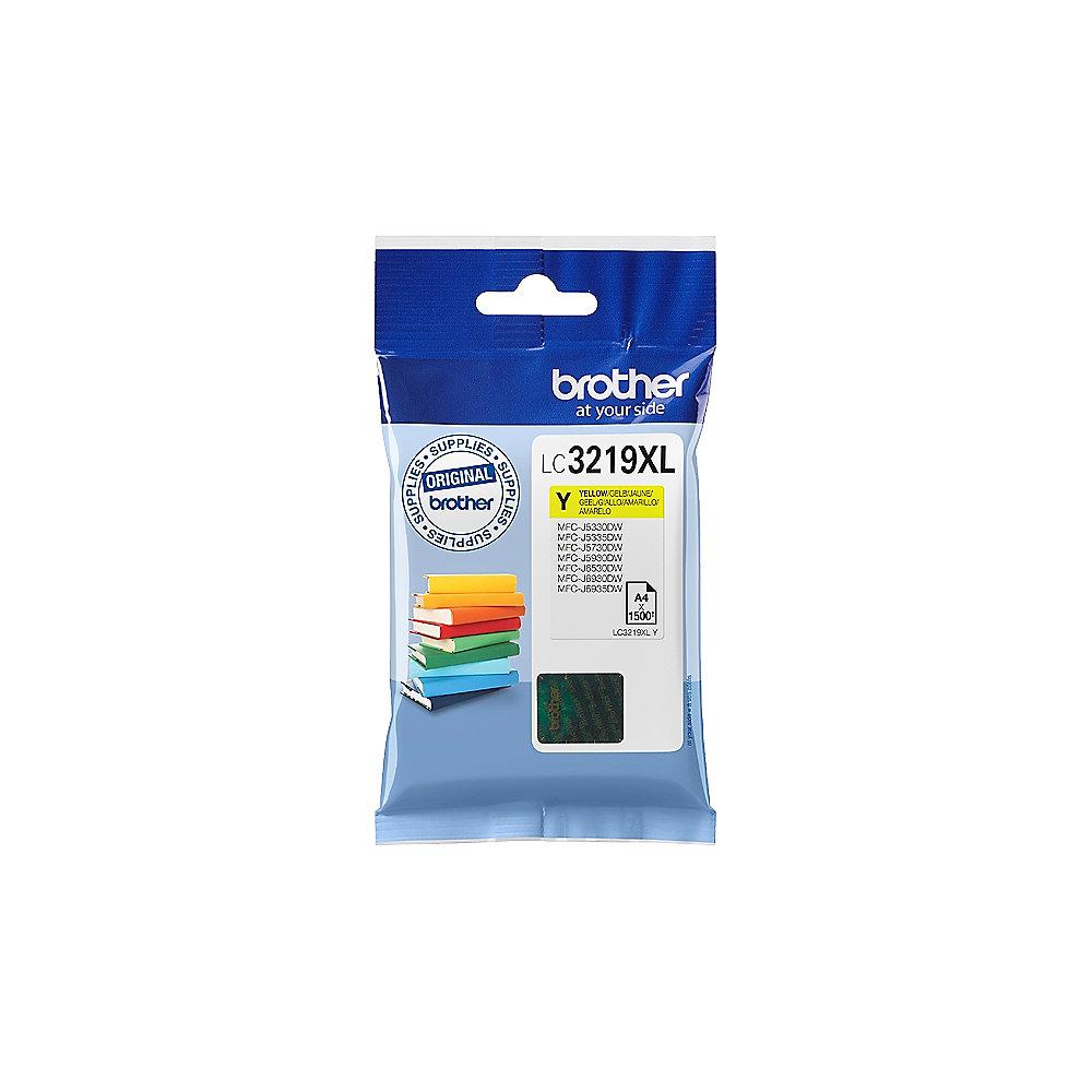 Brother LC-3219 XL Y Original Druckerpatrone Gelb hohe Kapazität