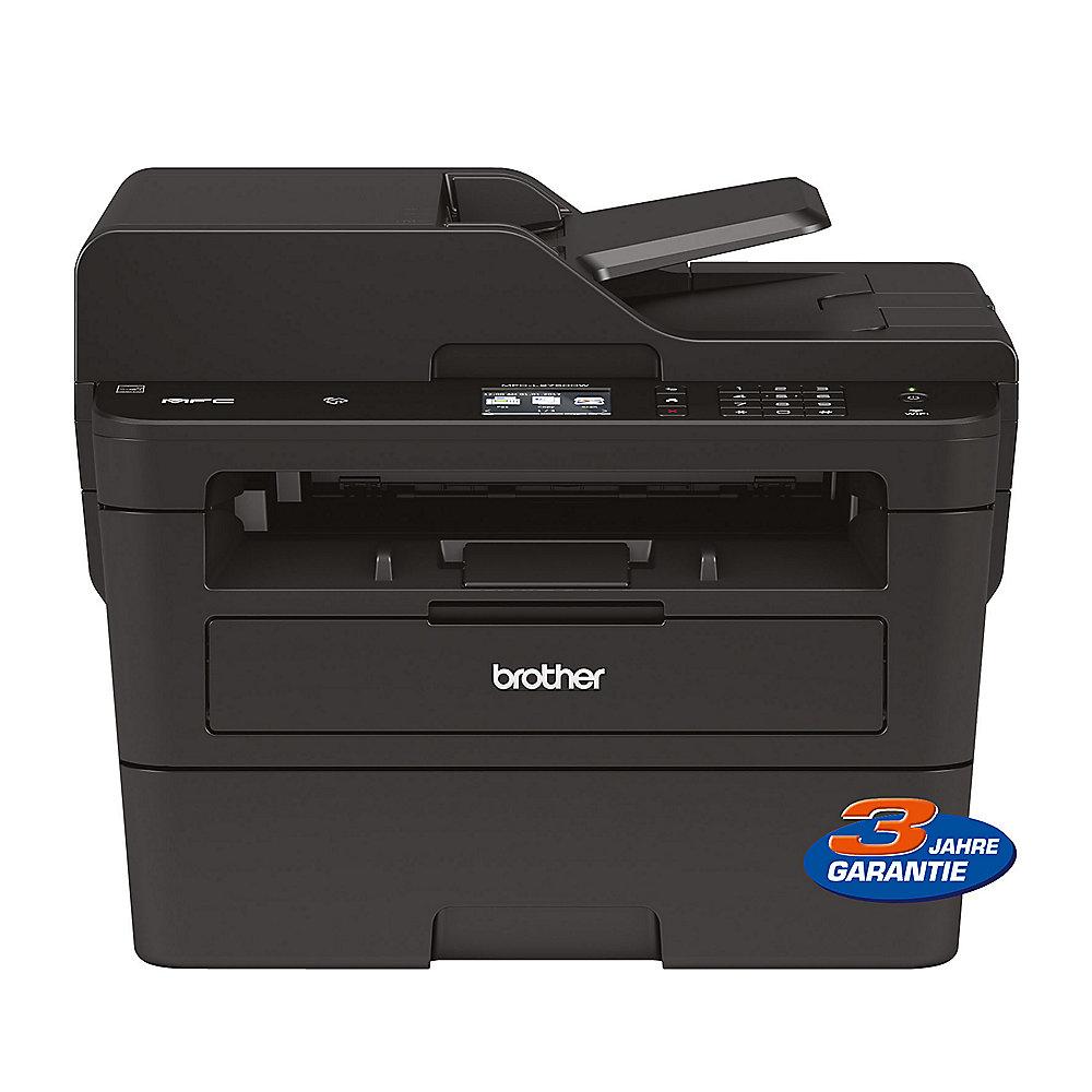 Brother MFC-L2750DW S/W-Laser-Multifunktionsdrucker Scanner Kopierer Fax WLAN