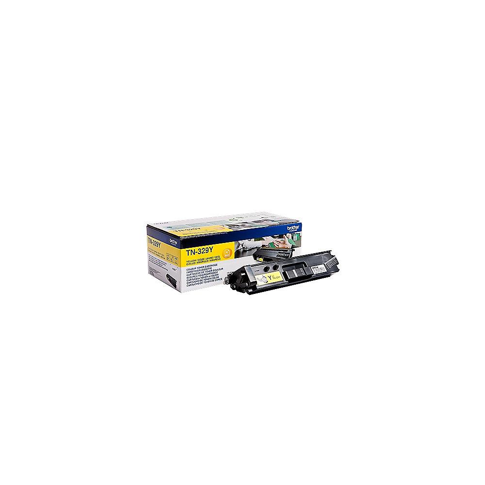 Brother TN-329Y Toner Gelb 6.000 Seiten Super-Jumbo, Brother, TN-329Y, Toner, Gelb, 6.000, Seiten, Super-Jumbo