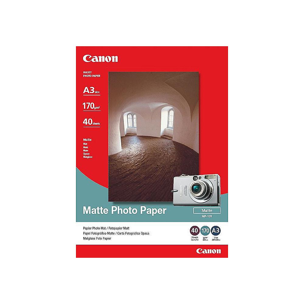 Canon 7981A008 MP-101 Fotopapier, A3, 40 Blatt, 170 g/m²