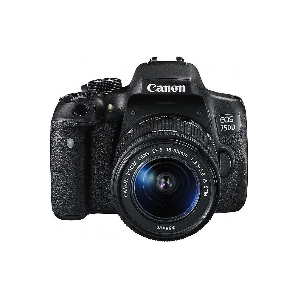 Canon EOS 750D Kit 18-55mm IS STM Spiegelreflexkamera, Canon, EOS, 750D, Kit, 18-55mm, IS, STM, Spiegelreflexkamera