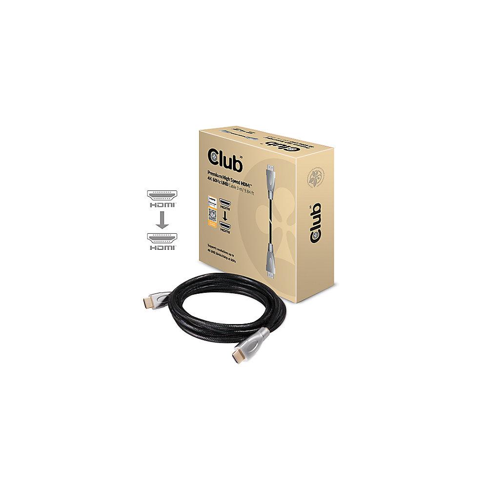 Club 3D HDMI 2.0 Kabel 3m Premium High Speed Ethernet UHD 4K60Hz CAC-1310