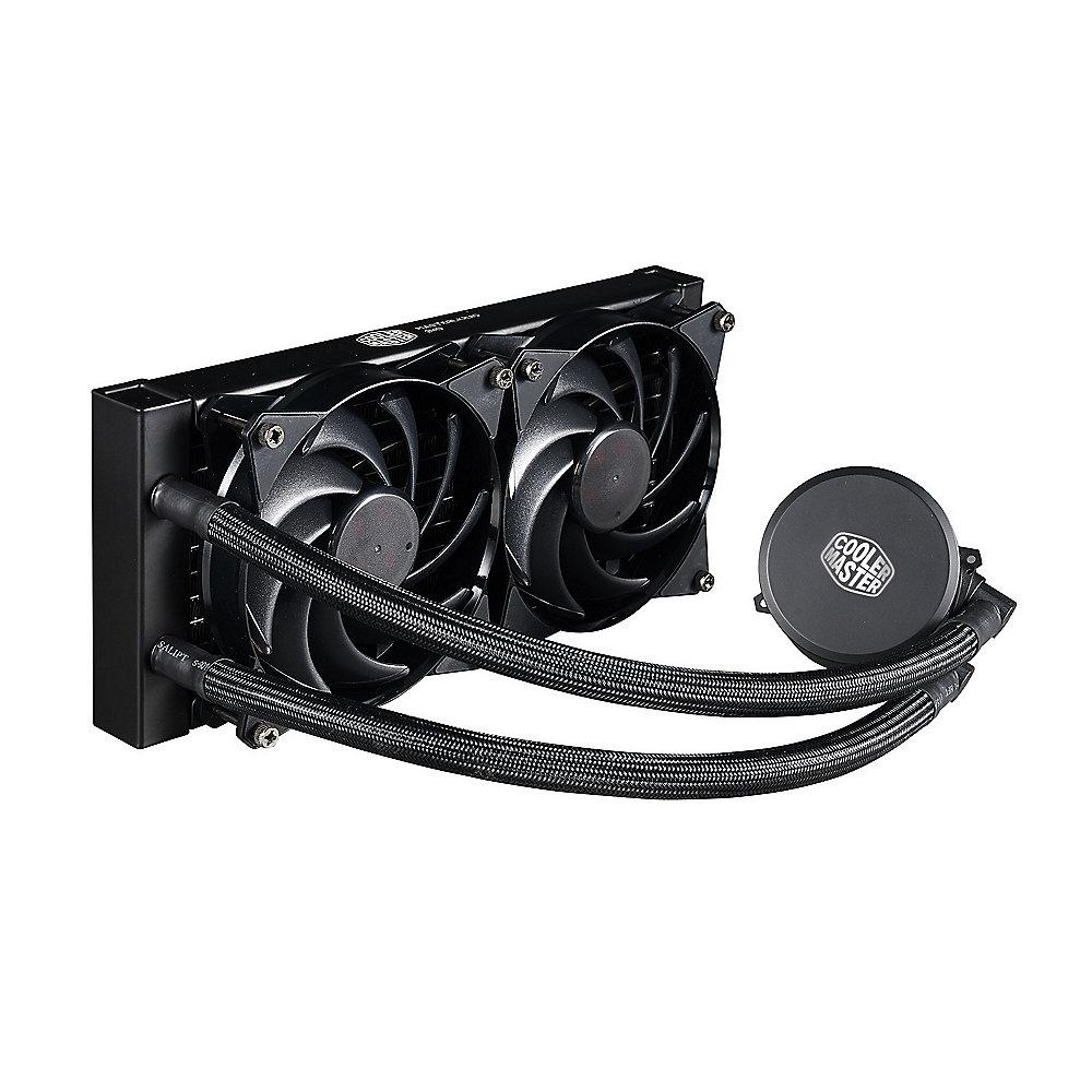 Cooler Master MasterLiquid 240 Wasserkühlung für Intel und AMD CPU, Cooler, Master, MasterLiquid, 240, Wasserkühlung, Intel, AMD, CPU