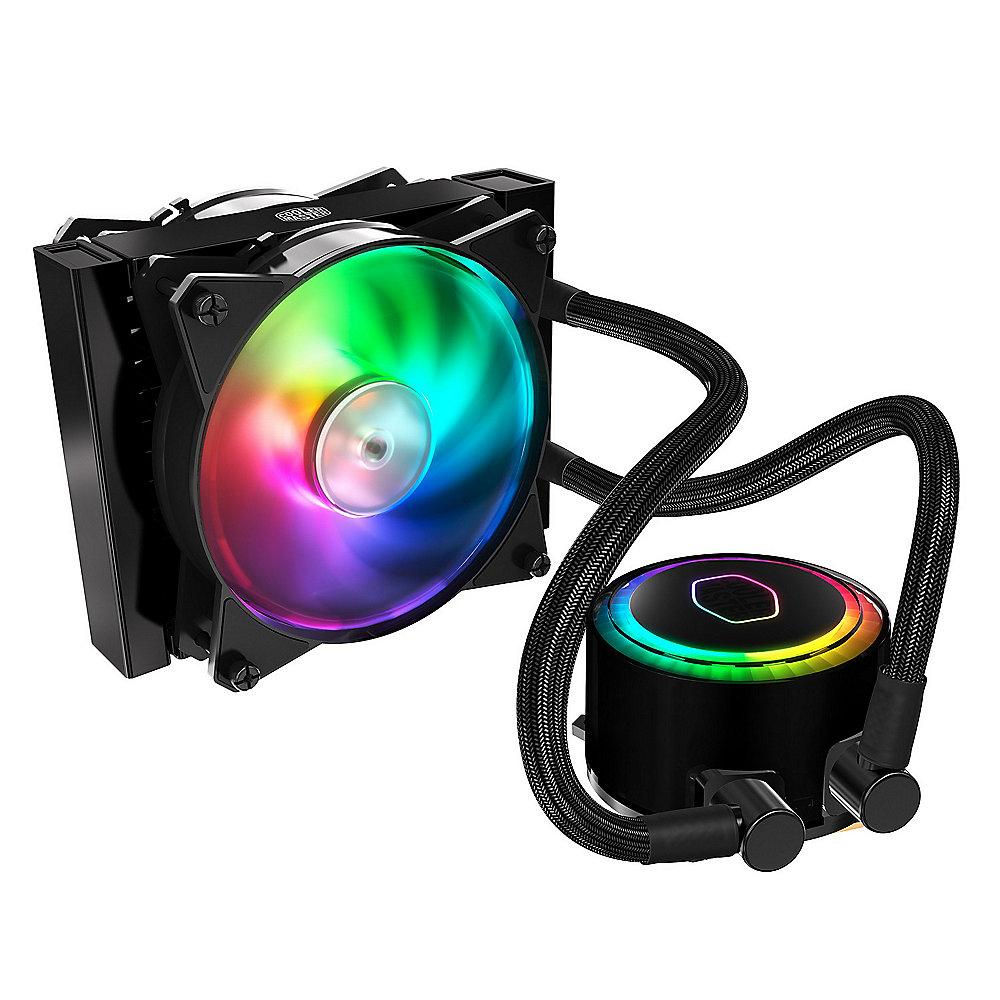 Cooler Master MasterLiquid ML120R RGB Wasserkühlung für Intel und AMD CPU, Cooler, Master, MasterLiquid, ML120R, RGB, Wasserkühlung, Intel, AMD, CPU