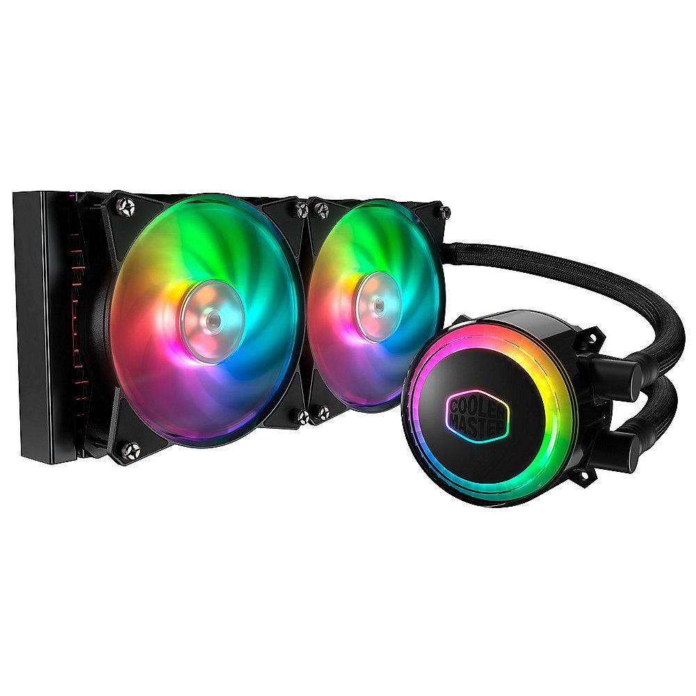 Cooler Master MasterLiquid ML240R RGB Wasserkühlung für Intel und AMD CPU