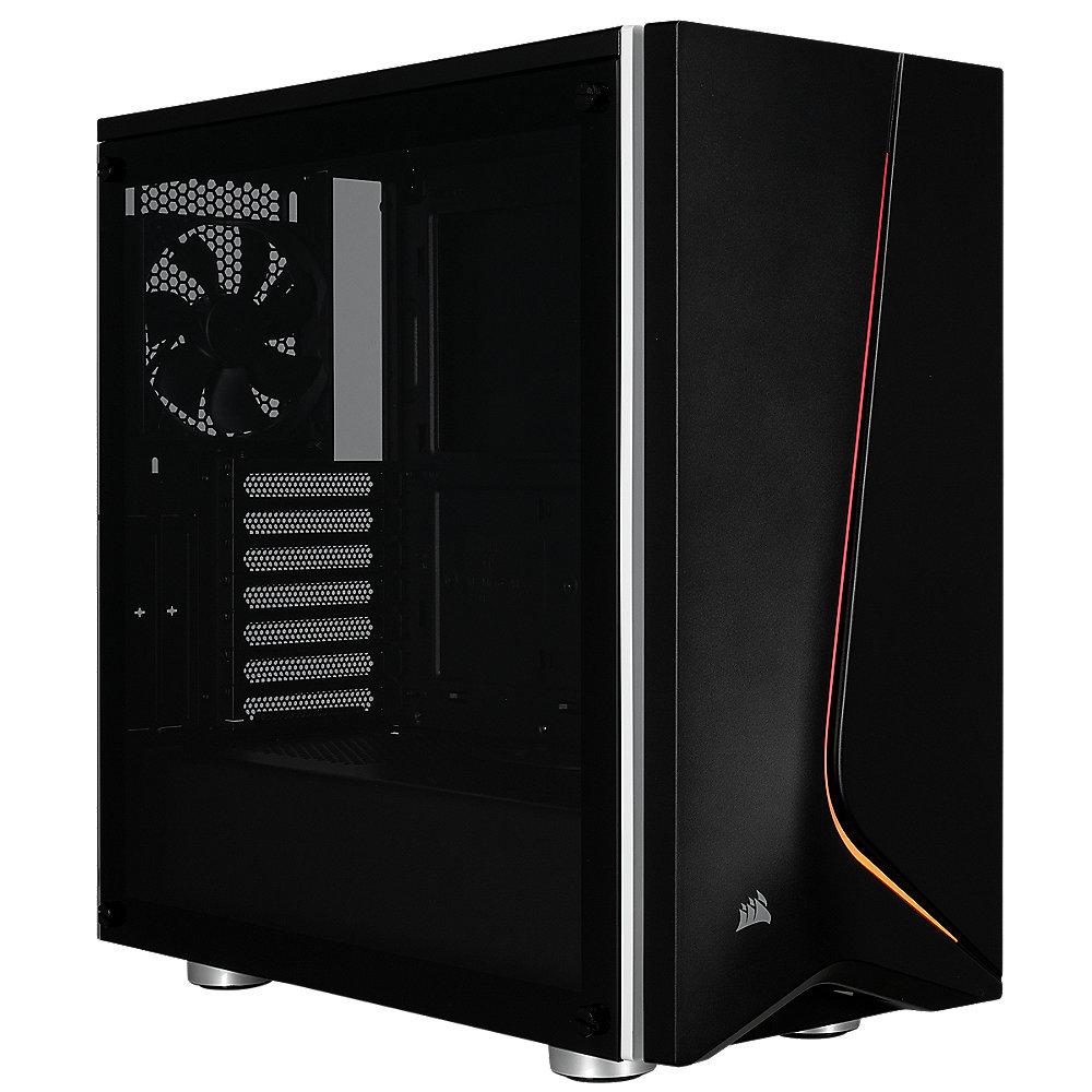 Corsair Carbide SPEC-06 Black Midi Tower Gaming Gehäuse, TG Seitenfenster