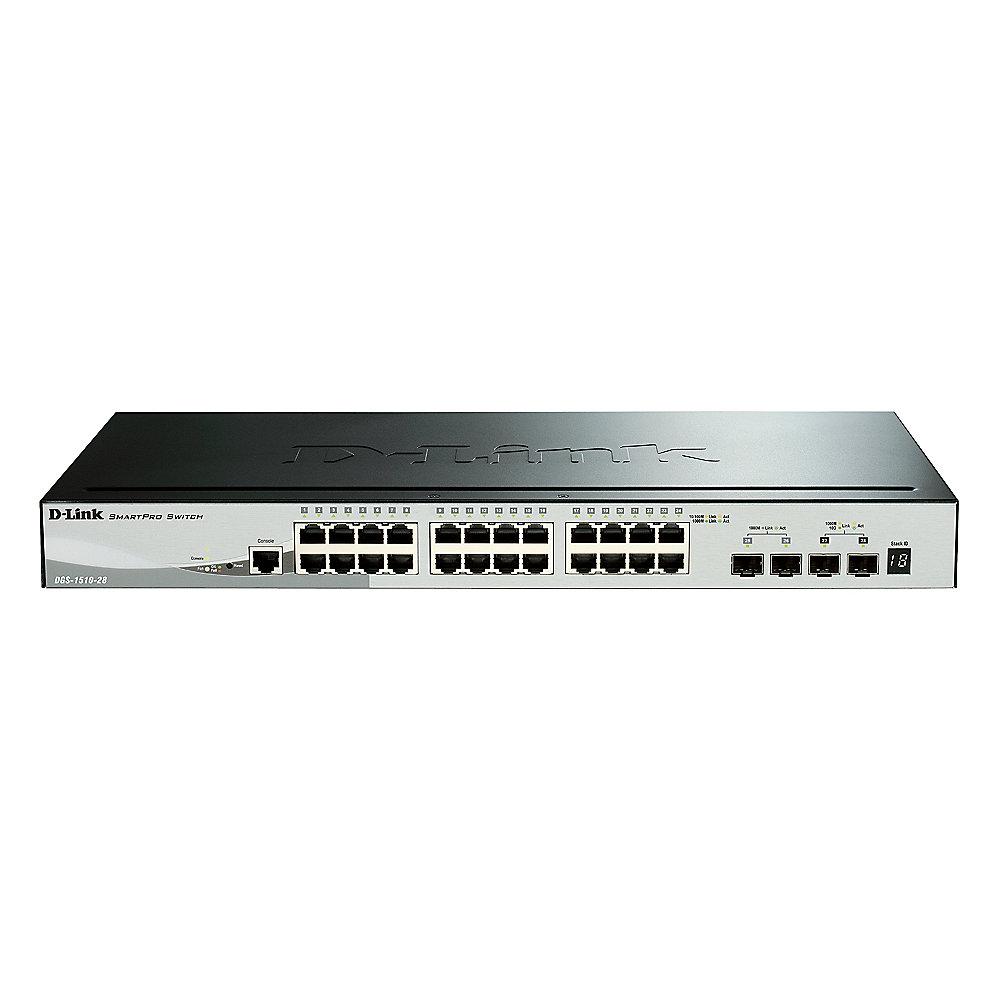 D-Link DGS-1510-28 28Port Gigabit Switch (2x Gbit SFP, 2x 10Gbit SFP ) verwaltet