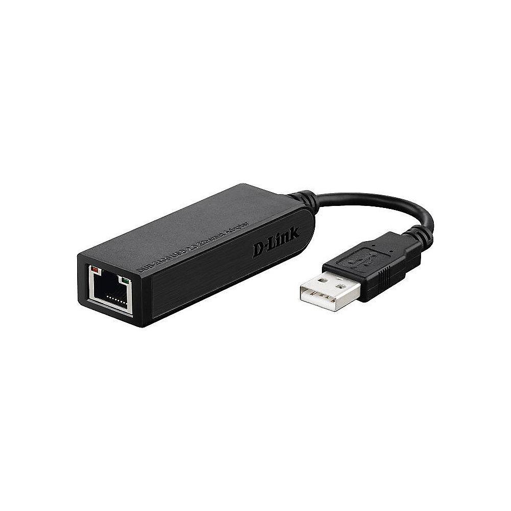 D-Link DUB-E100 USB 2.0 1-Port HUB mit Fast Ethernet Adapter