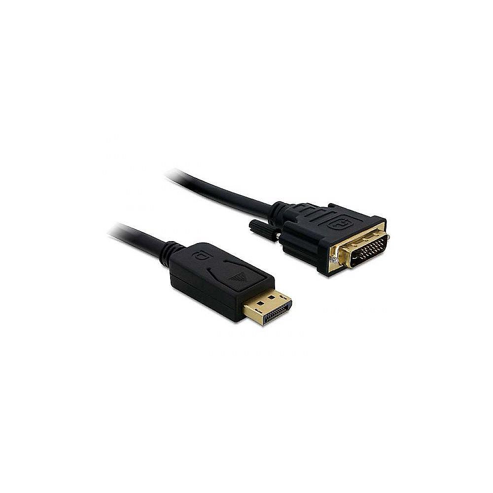 DeLOCK Kabel 2m Displayport zu DVI 24 1 St./St. passiv 82591 schwarz
