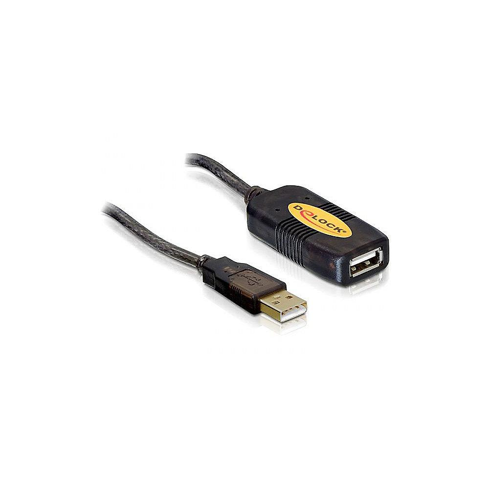 DeLOCK USB 2.0 Verlängerung 5m aktiv 82308 schwarz